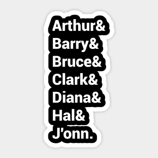 Names of Justice Sticker